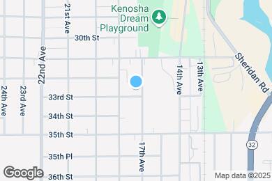 Map image of the property - 1706 33rd St