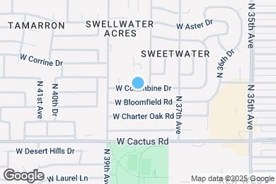 Map image of the property - 3807 W Columbine Dr