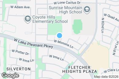 Map image of the property - 20914 N 85th Ln