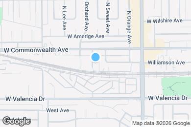 Map image of the property - 128 S Citrus Ave