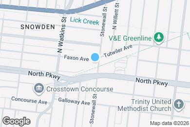 Map image of the property - 1489 Faxon Ave