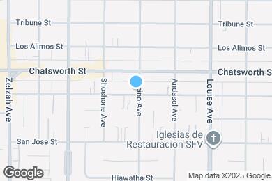 Map image of the property - 10663 Encino Ave