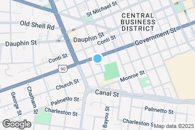 Map image of the property - 106 S Bayou St