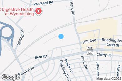 Map image of the property - 100 Park at Wyomissing Square