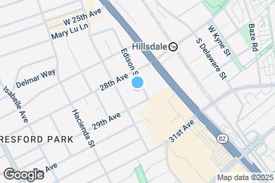 Map image of the property - 2828 Edison St