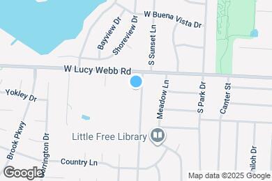 Map image of the property - 606 S Sunset Ln