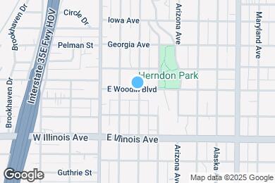 Map image of the property - 222 E Woodin Blvd