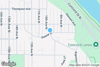 Map image of the property - 507 10th Ave S