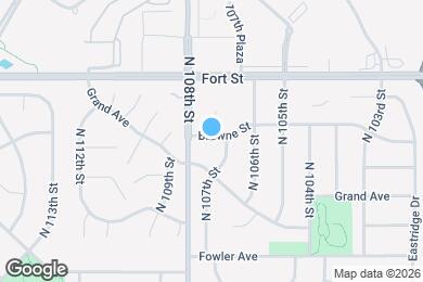 Map image of the property - 10713 Browne St