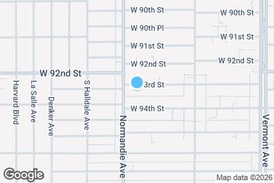 Map image of the property - 1334 W 93rd St
