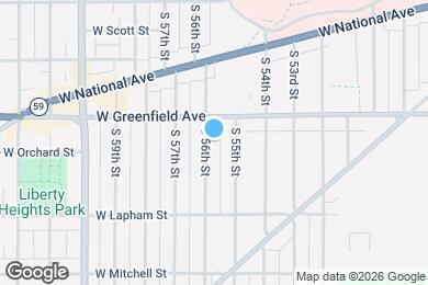 Map image of the property - 1434 S 56th St