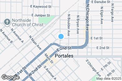 Map image of the property - 115 S Boston Ave