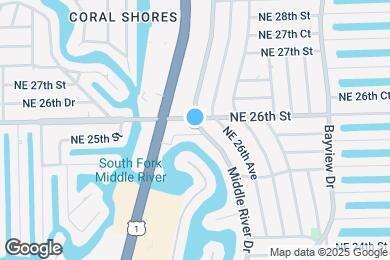 Map image of the property - 2423 NE 25th Pl