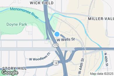 Map image of the property - 4552 W Wells St