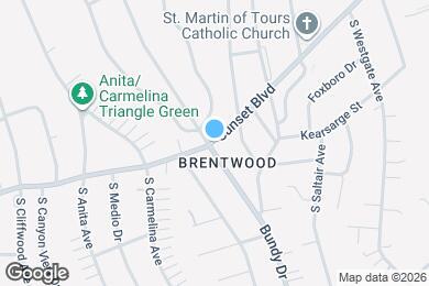 Map image of the property - 12192 W Sunset Blvd