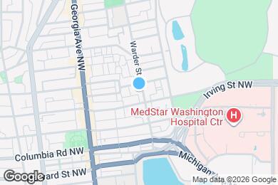 Map image of the property - 3222 Warder St NW