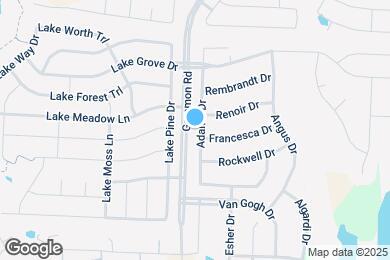 Map image of the property - 1816 Adams Dr