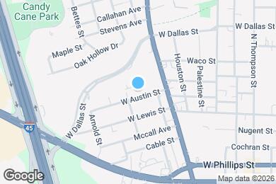 Map image of the property - 928 W Austin St