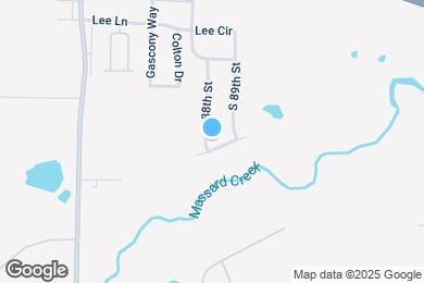 Map image of the property - 8801 Meandering Way