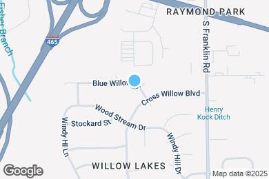 Map image of the property - 7737 Blue Willow Dr