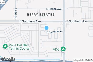 Map image of the property - 9038 E Garnet Ave