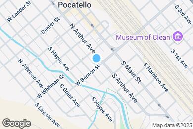 Map image of the property - 424 W Benton St