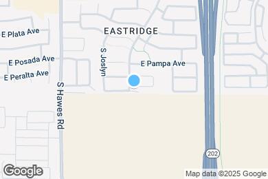 Map image of the property - 8607 E Peralta Ave
