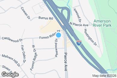 Map image of the property - 861 Pinewood Dr