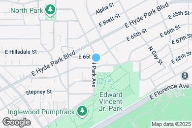 Map image of the property - 900 N Park Ave