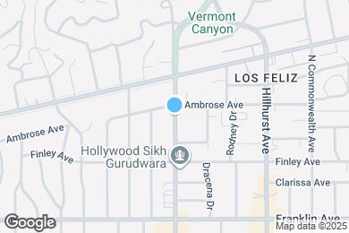 Map image of the property - 2061 N Vermont Ave