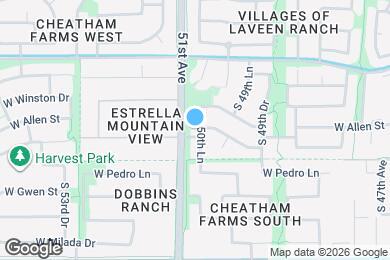 Map image of the property - 8622 S 50th Ln