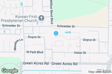 Map image of the property - 1814 Whispering Oaks Ln