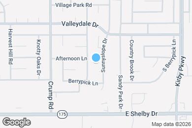 Map image of the property - 6233 Berry Hill Cove