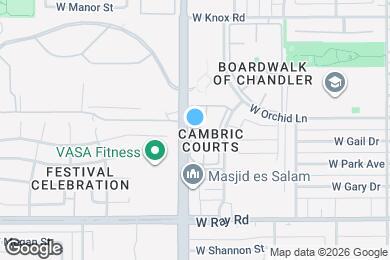 Map image of the property - 1287 N Alma School Rd