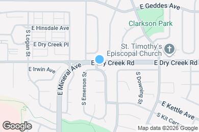 Map image of the property - 7502 S Emerson Cir