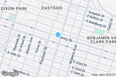 Map image of the property - 825 E Henry St