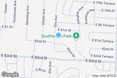 Map image of the property - 9303 E 81st Terrace