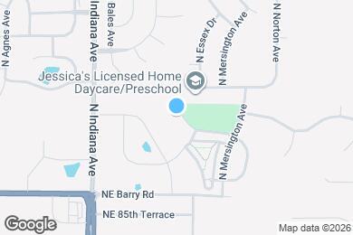 Map image of the property - 8716 N Cleveland Ave