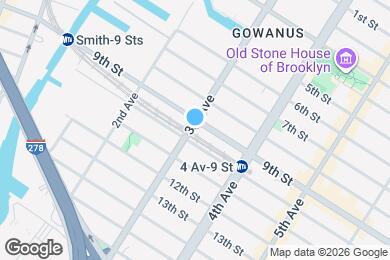 Map image of the property - 461 3rd Ave