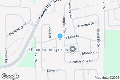 Map image of the property - 823 Pine Lake Dr
