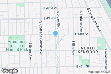 Map image of the property - 4410 S Drexel Blvd
