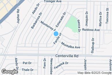 Map image of the property - 2047 Farola Dr