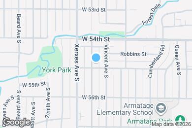 Map image of the property - 5451 Washburn Ave S