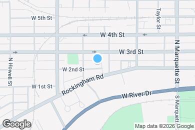 Map image of the property - 1518 W 2nd St