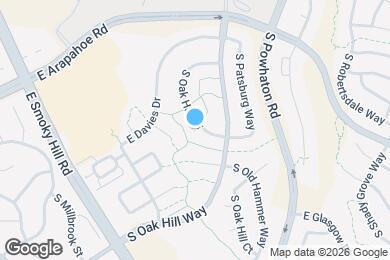 Map image of the property - 7191 S Oak Hill Cir