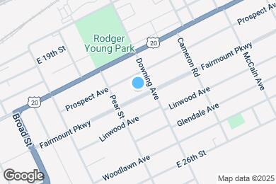 Map image of the property - 1740 Fairmount Pky