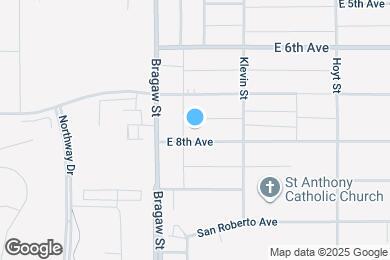 Map image of the property - 3933 E 8th Ave