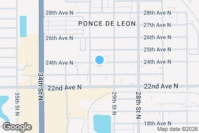 Map image of the property - 3010 24th Ave N