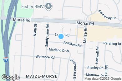 Map image of the property - 1066 Fordham Rd