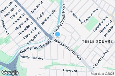 Map image of the property - 2595 Massachusetts Ave